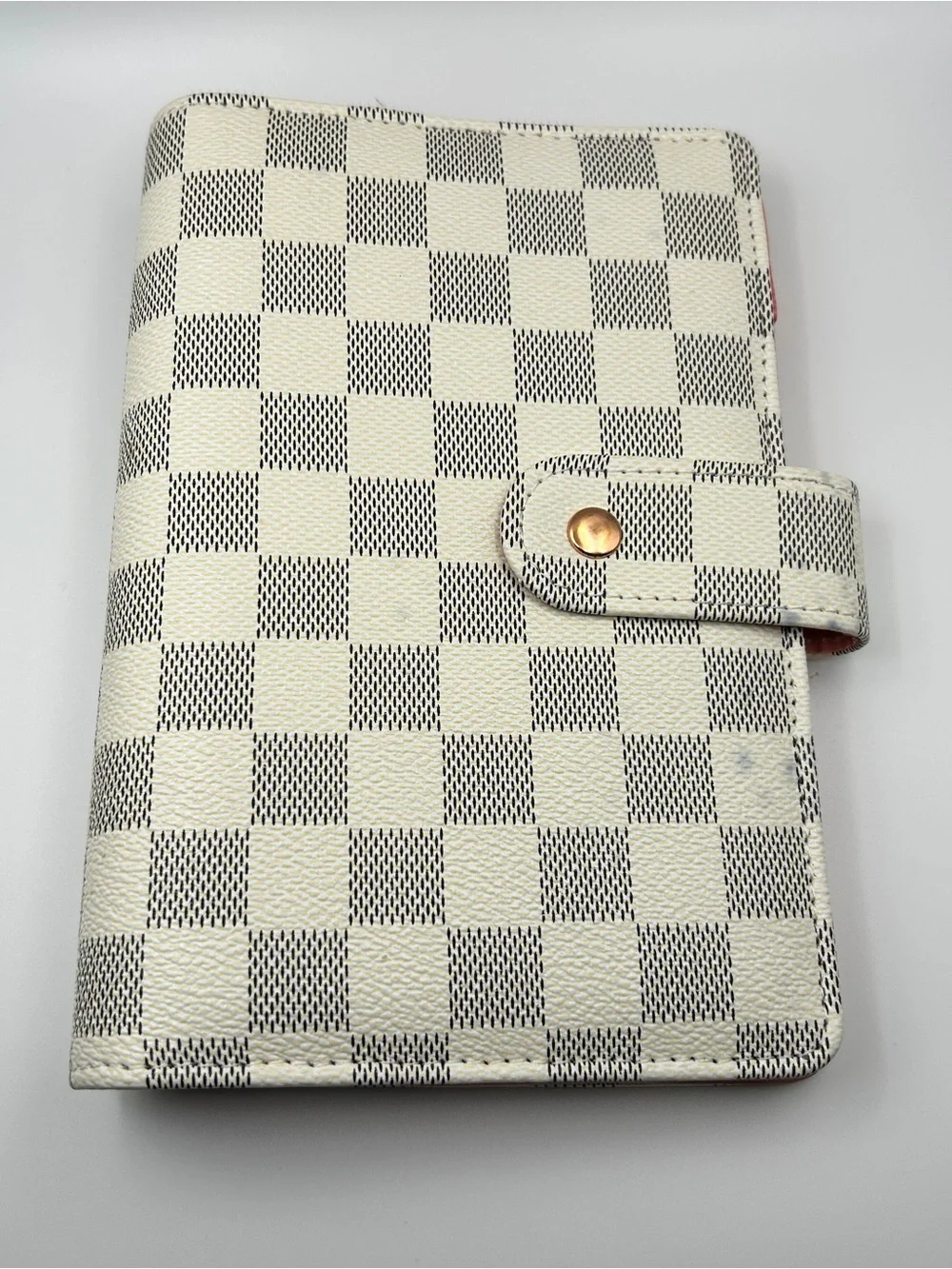 A6 Checkered Print Budget Binder Planner Viral Money Cash Wallet